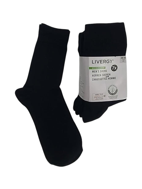 Image for Men's Knitted Socks Set 7Pieces,Black