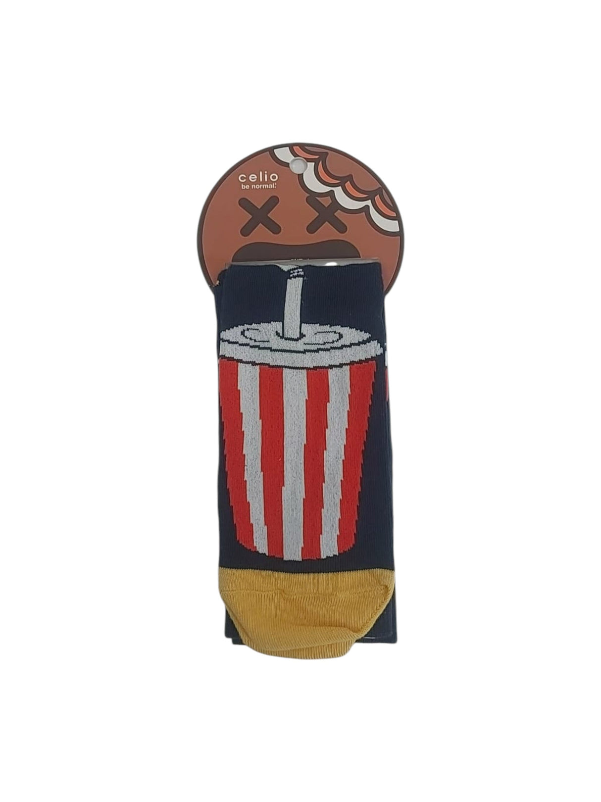 Image for Men's Colorblocked Knitted Socks,Navy