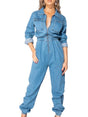Image for Women's Plain Jumpsuit,Jeans
