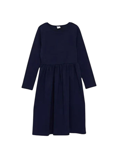 Image for Kids Girl's Plain Dress,Navy
