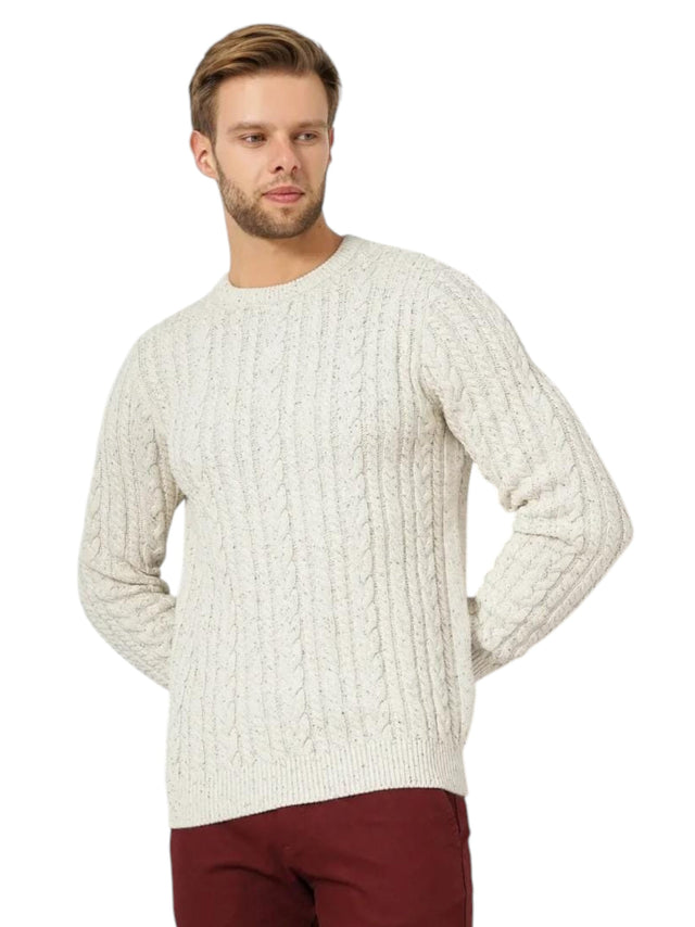 Image for Men's Knitted Sweaters,White