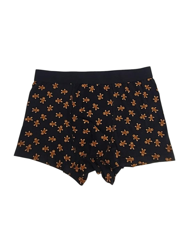 Image for Men's Printed Boxers,Black