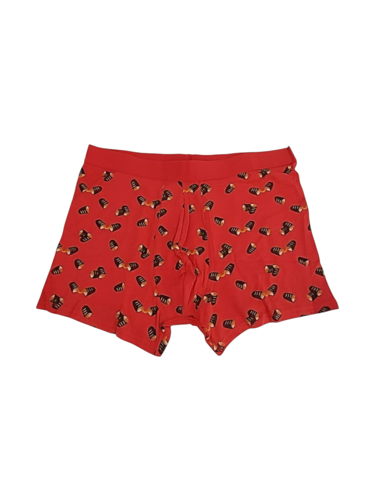 Image for Men's Printed Boxer,Red