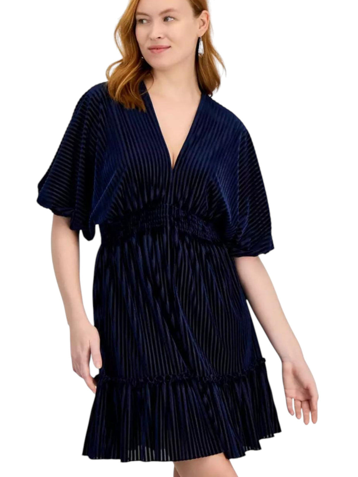 Image for Women's Ribbed Dress,Navy