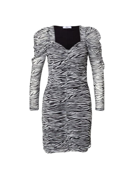 Image for Women's Zibra Printed Dress,Black/White