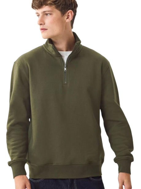 Image for Men's Plain Sweaters,Olive