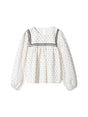Image for Kids Girl's Dotted Top,White