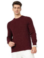 Image for Men's Knitted Sweaters,Burgundy