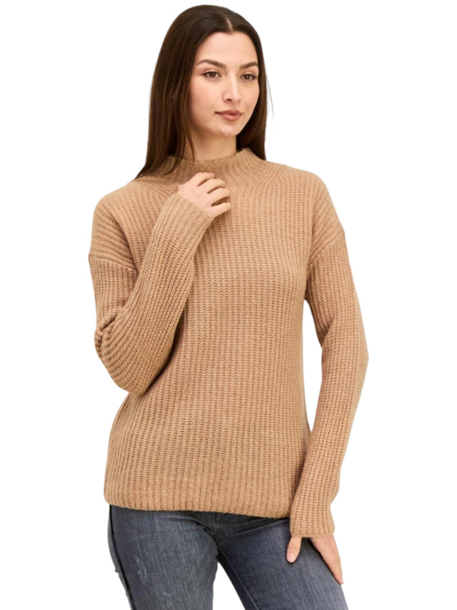 Image for Women's Knitted Sweaters,Brown