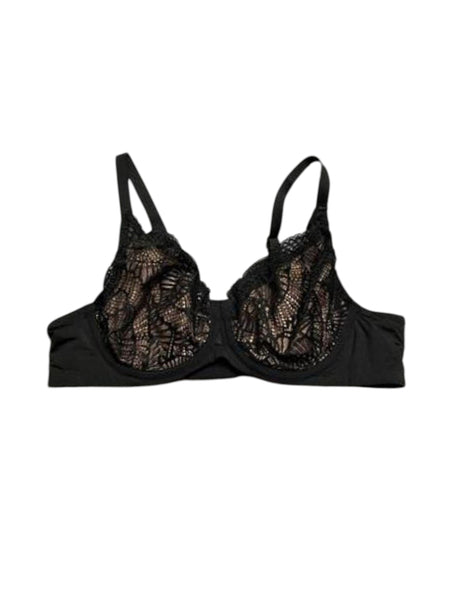 Image for Women's Lace Trim Bra,Black