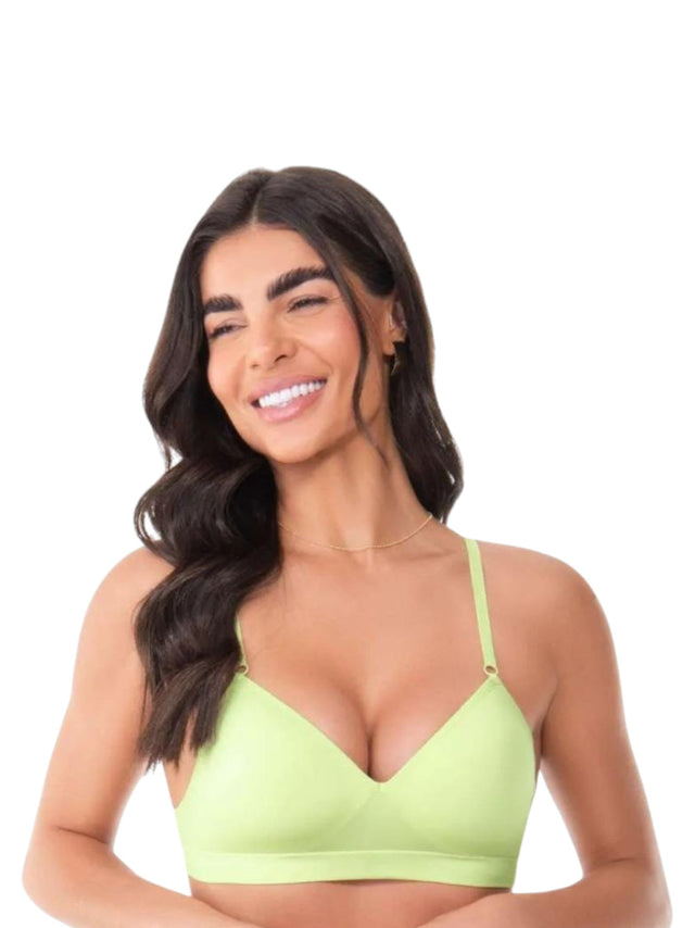 Image for Women's Plain Bra,Green