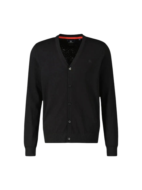 Image for Men's Knitted Top Cardigan,Black