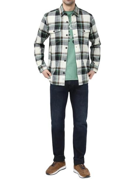 Image for Men's Plaid Dress Shirt,Multi