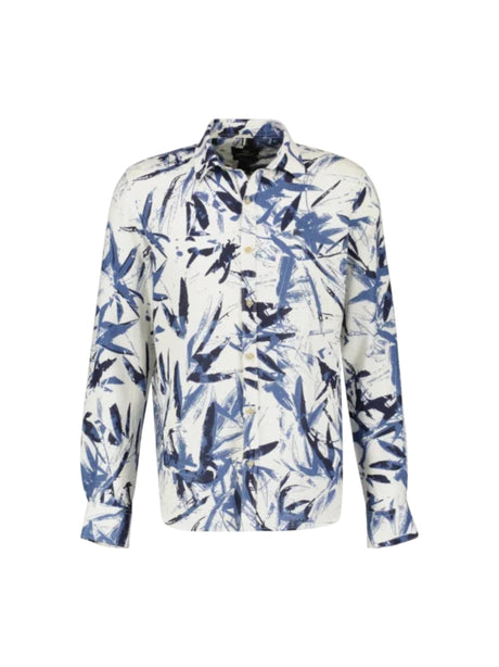 Image for Men's Graphic Dress Shirt,White