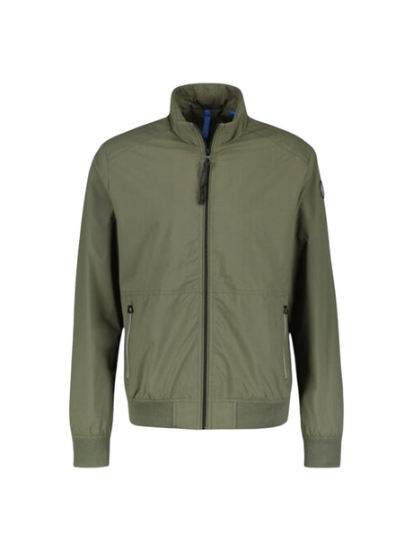 Image for Men's Plain Solid Jacket,Olive