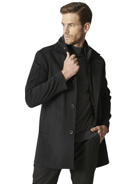 Image for Men's Textured Classic Jacket,Black