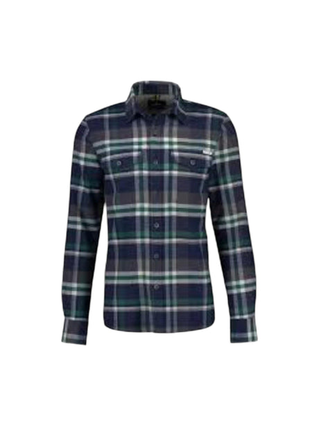 Image for Men's Plaid Dress Shirt,Navy