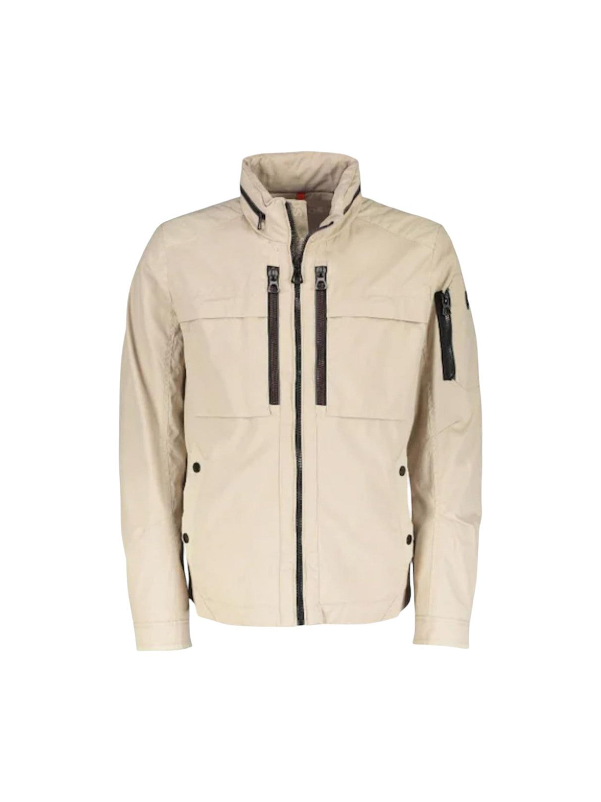 Image for Men's Colorblocked Jacket,Light Beige