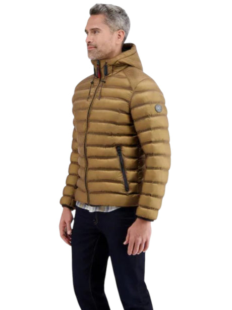 Image for Men's Quilted Jacket,Brown
