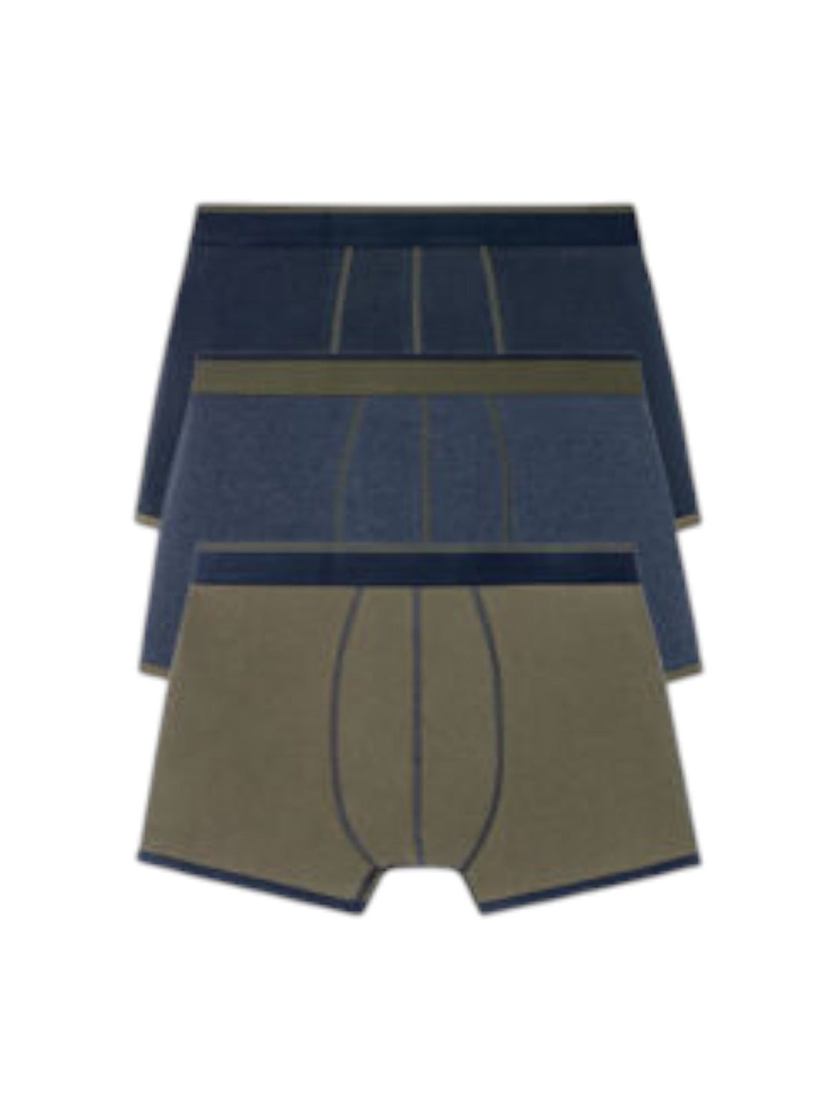 Image for Men's Plain Boxers Set 3Pieces,Multi