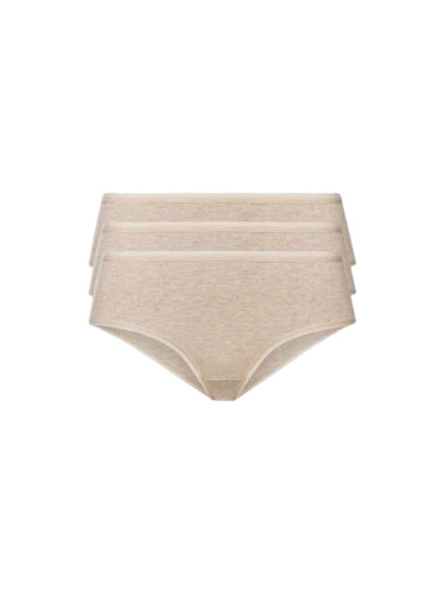 Image for Women's Heather Thongs Set 3Pieces,Beige