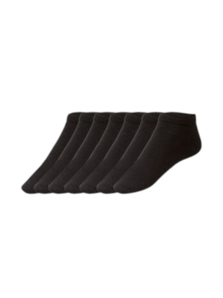 Image for Men's Knitted Low Cut Socks Set 7Pairs,Black