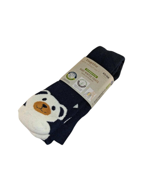 Image for Kids Girl's Knitted Tights,Navy