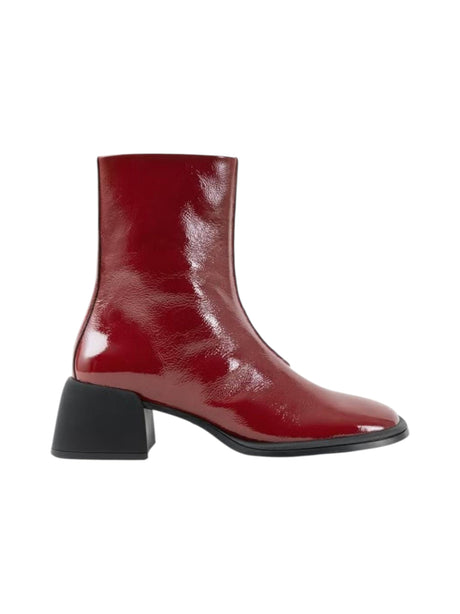 Image for Women's Plain Ankle Boots,Burgundy