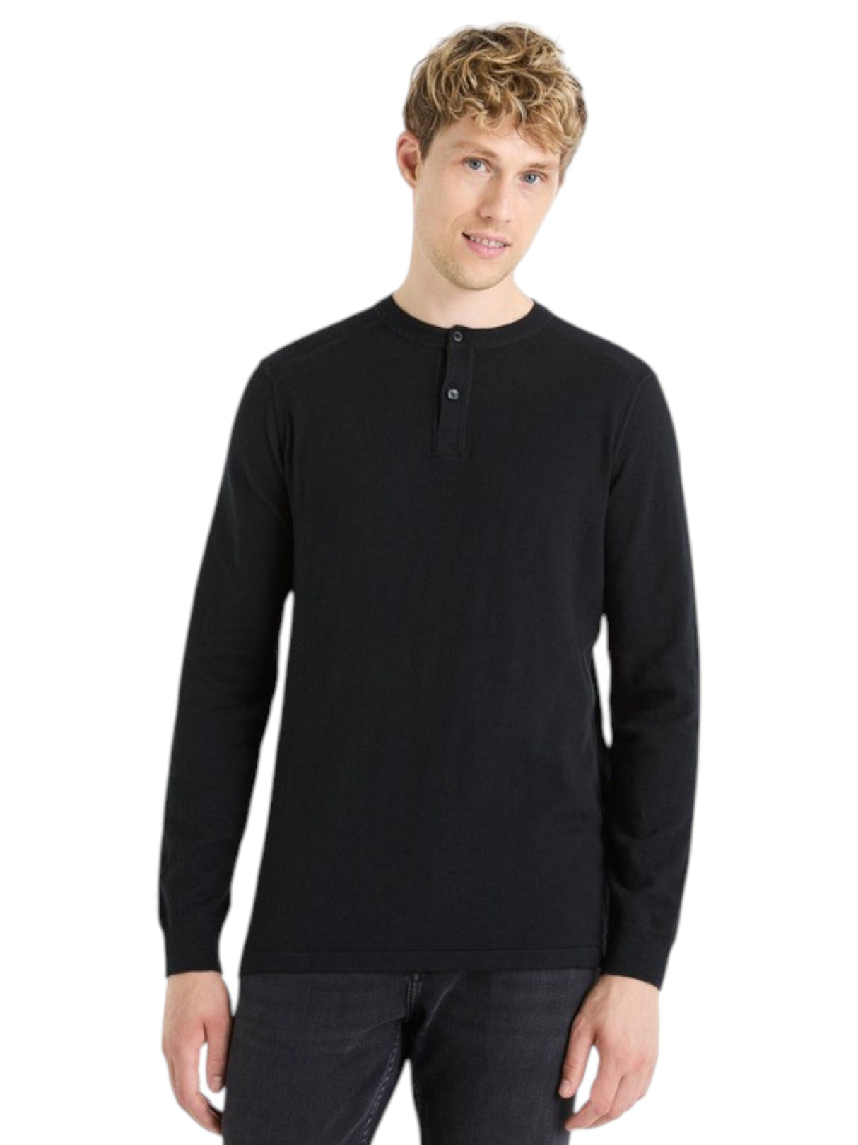 Image for Men's Knitted Top,Black