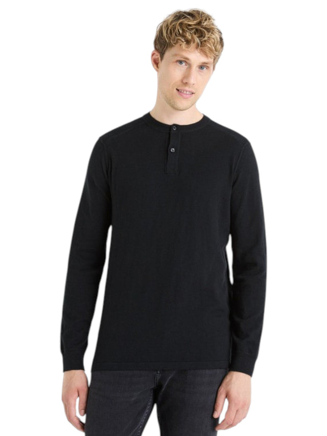 Image for Men's Knitted Top,Black