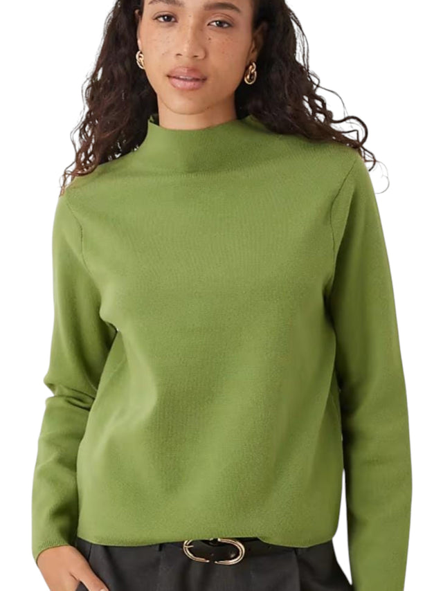 Image for Women's Knitted Top,Green