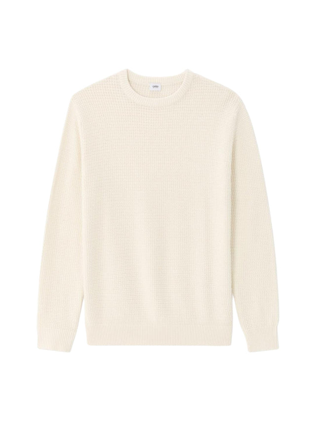 Image for Men's Knitted Sweaters,Cream