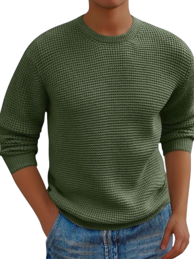 Image for Men's Knitted Sweaters,Olive
