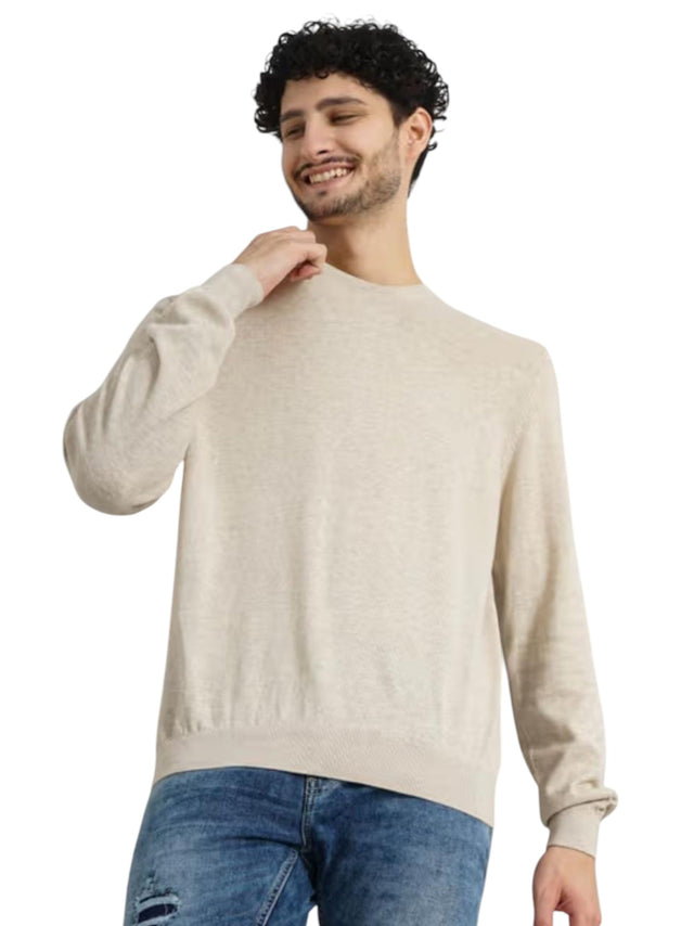 Image for Men's Knitted Top,Light Beige