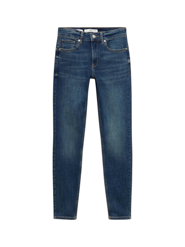 Image for Women's Plain Skinny Jeans,Navy