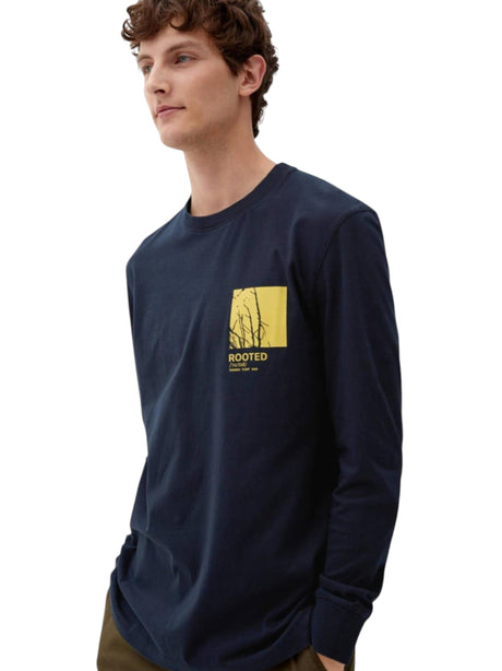 Image for Men's Printed Top,Navy