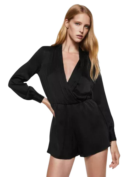 Image for Women's Plain Open Back Dress,Black