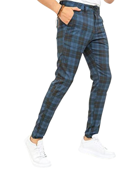 Image for Men's Plaid Classic Pant,Blue