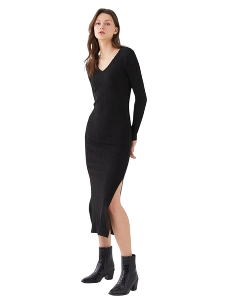 Image for Women's Ribbed Drees,Black