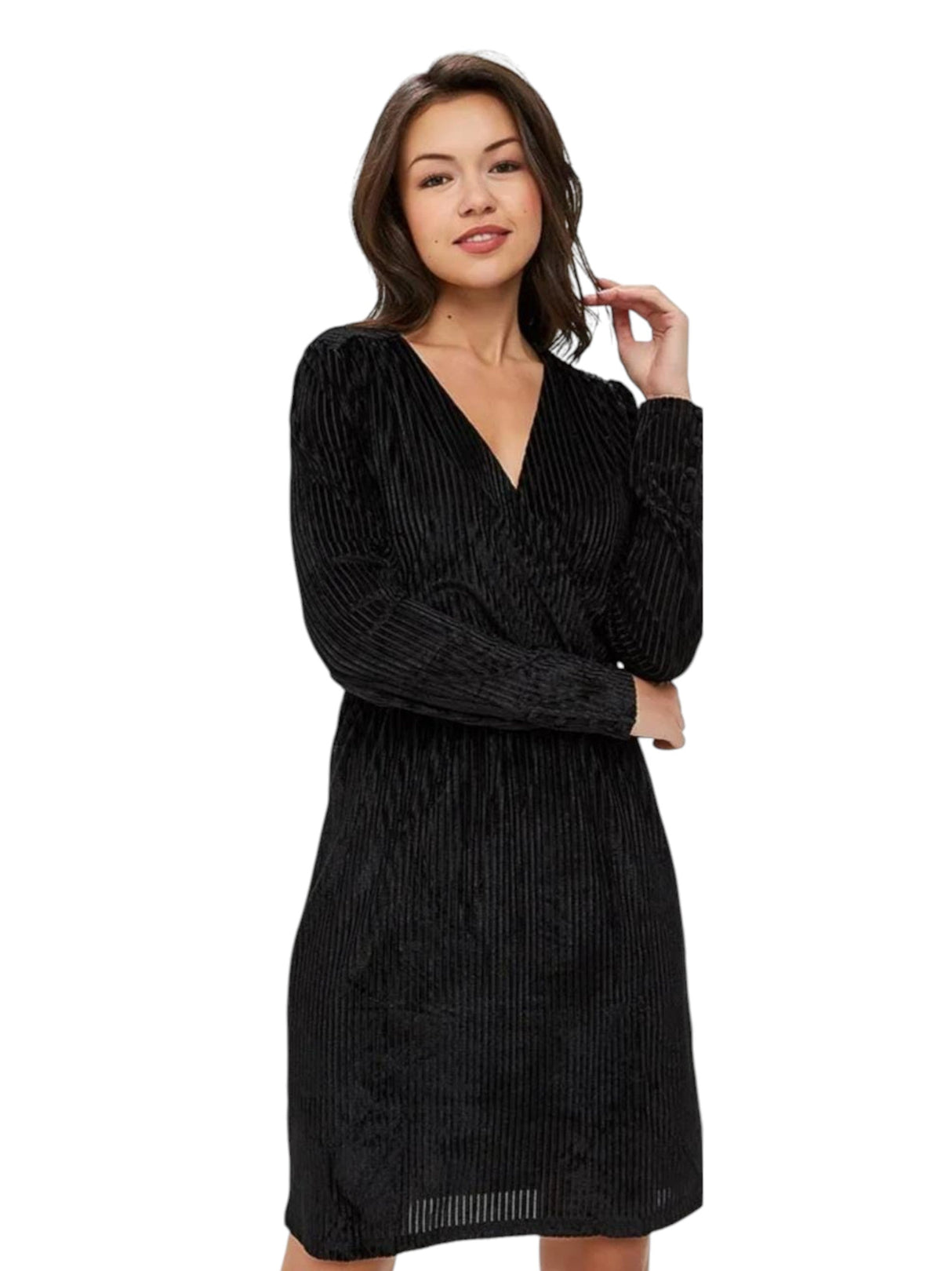 Image for Women's Ribbed Dress,Black