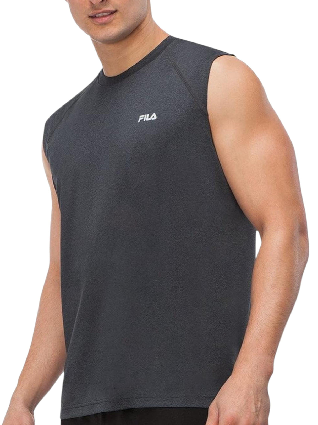 Image for Men's Plain Sport Top,Dark Grey