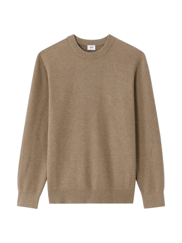 Image for Men's Knitted Sweaters,Brown