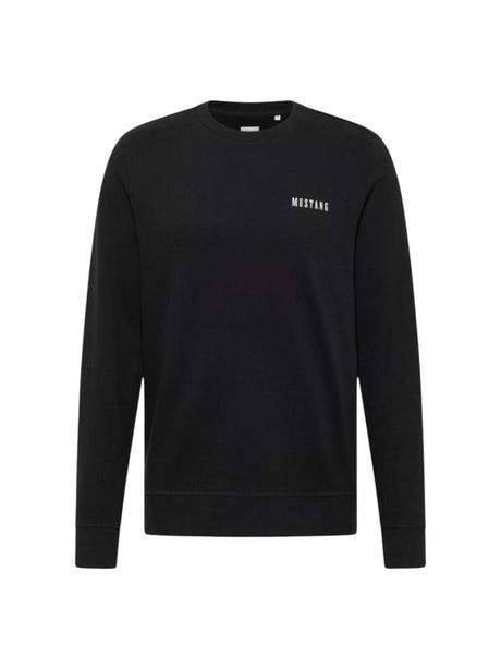 Image for Men's Brand Logo Printed Sweaters,Black
