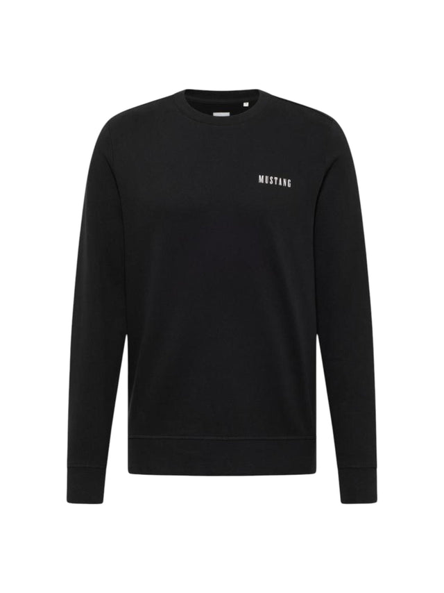 Image for Men's Brand Logo Printed Sweaters,Black