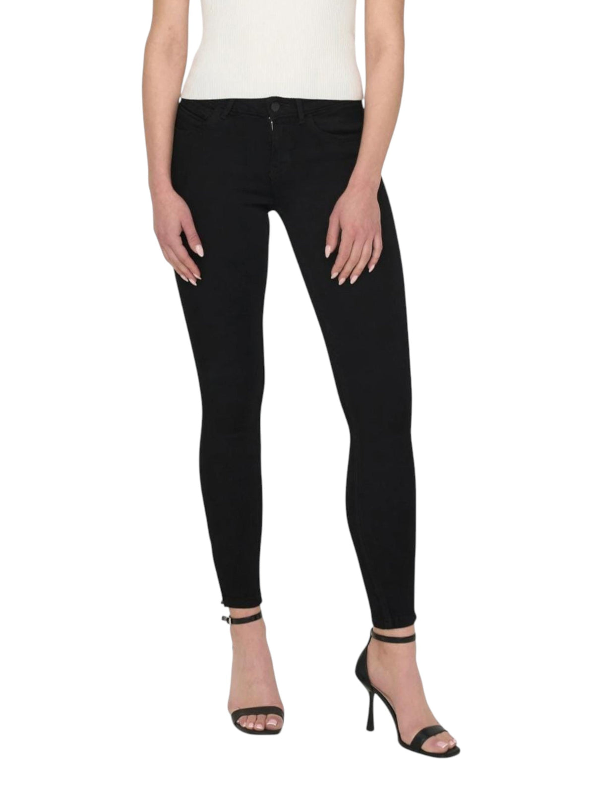 Image for Women's Plain Jeans,Black