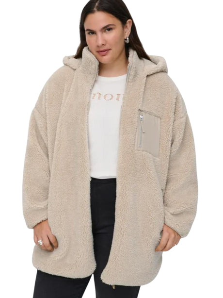 Image for Women's Faux Fur Jacket ,Beige
