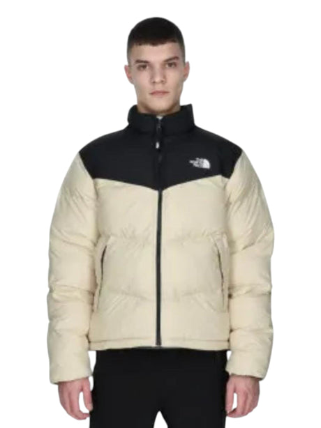 Image for Men's Colorblocked Quilted Jacket,Beige