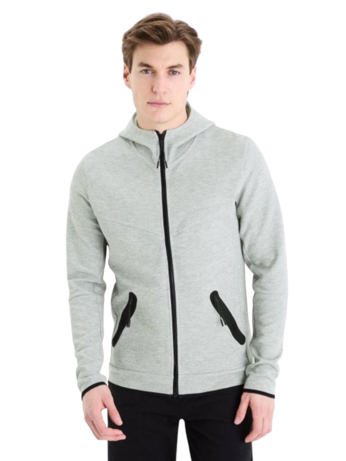 Image for Men's Plain Hoodie,Grey