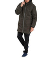 Image for Men's Plain Solid Jacket,Olive