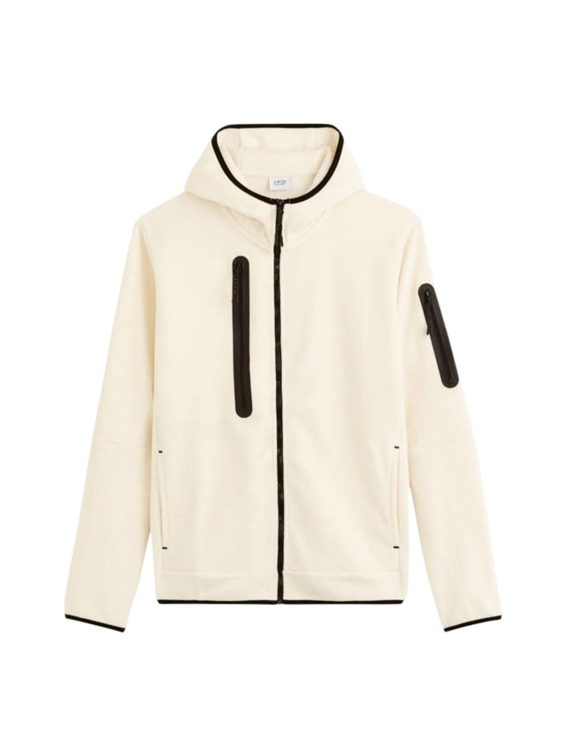 Image for Men's Colorblocked Hoodie,Cream